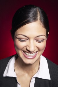 Smiling woman