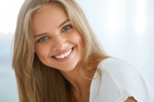 Young girl smiling